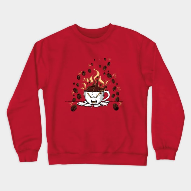 Saiyan Coffee Crewneck Sweatshirt by blackList90